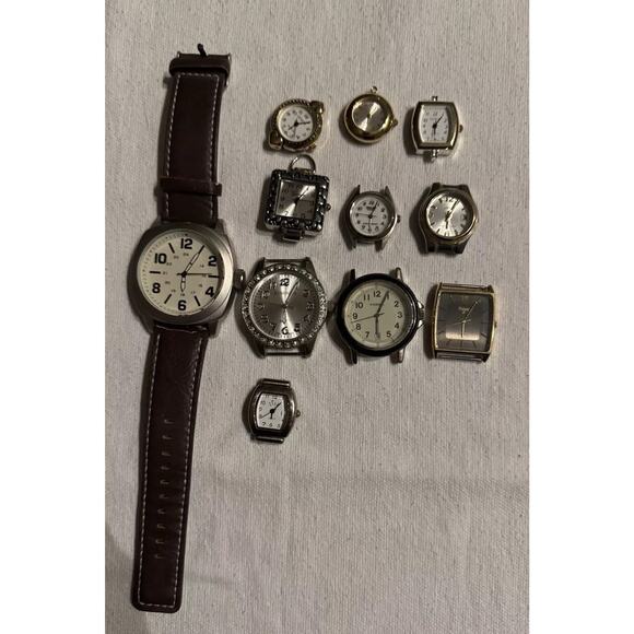 Quartz Watches (11) Fossil Rumours Tilt Pulsar Geneva Lorus Sharp Night Out - Picture 1 of 16